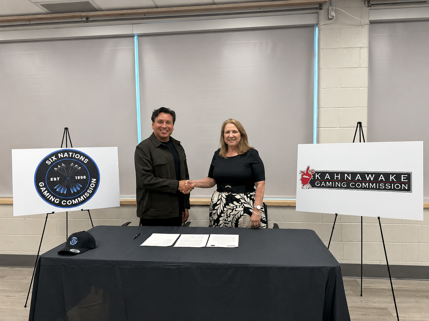 Gaming commissions in Kahnawà:ke and Six Nations sign historic agreement commemorating thirty years